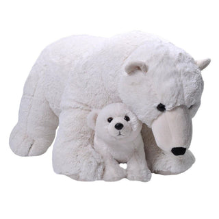 Polar Bear -  Jumbo Mom & Baby 30"