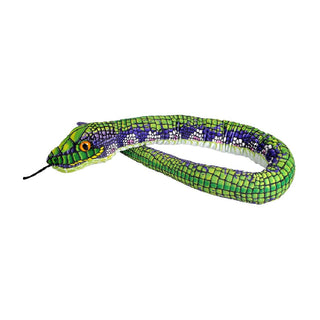 Printed Green Scales Snake Stuffed Animal - 54"